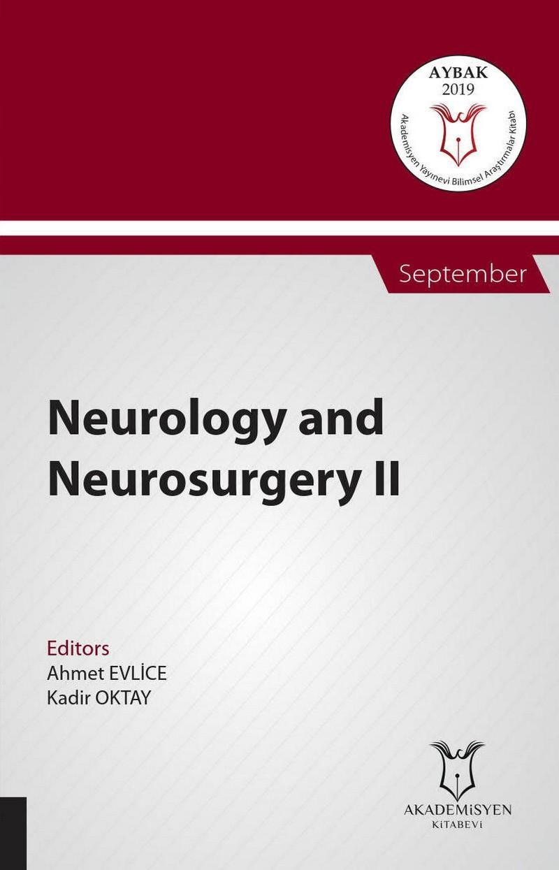 Neurology and Neurosurgery II ( AYBAK 2019 Eylül )