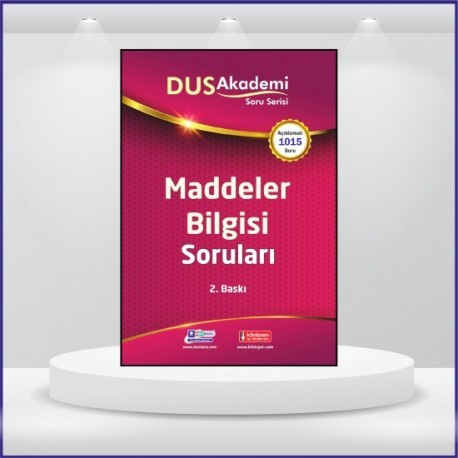 DUS Maddeler Bilgisi Soruları ( 2.Baskı )