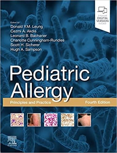 Pediatric Allergy Principles and Practice