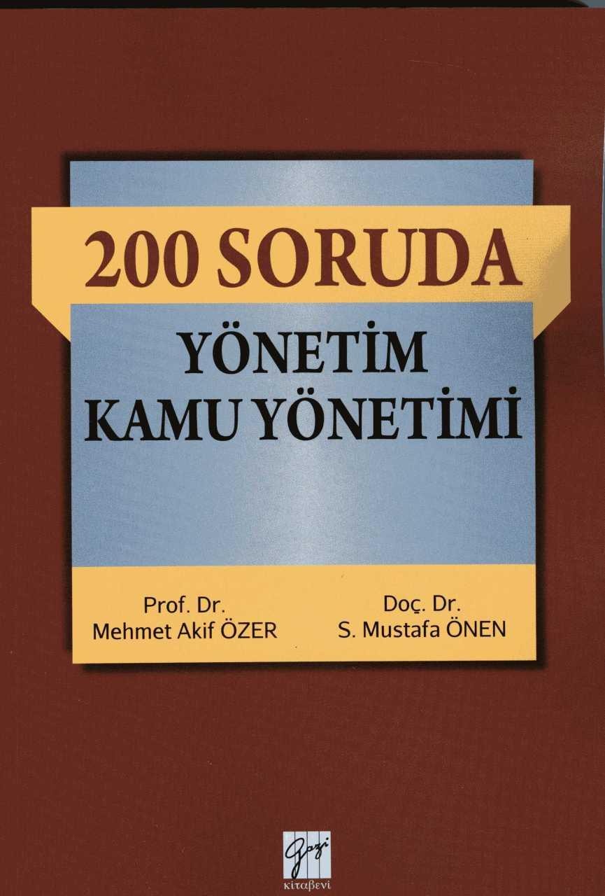 200 Soruda Kamu Yönetimi