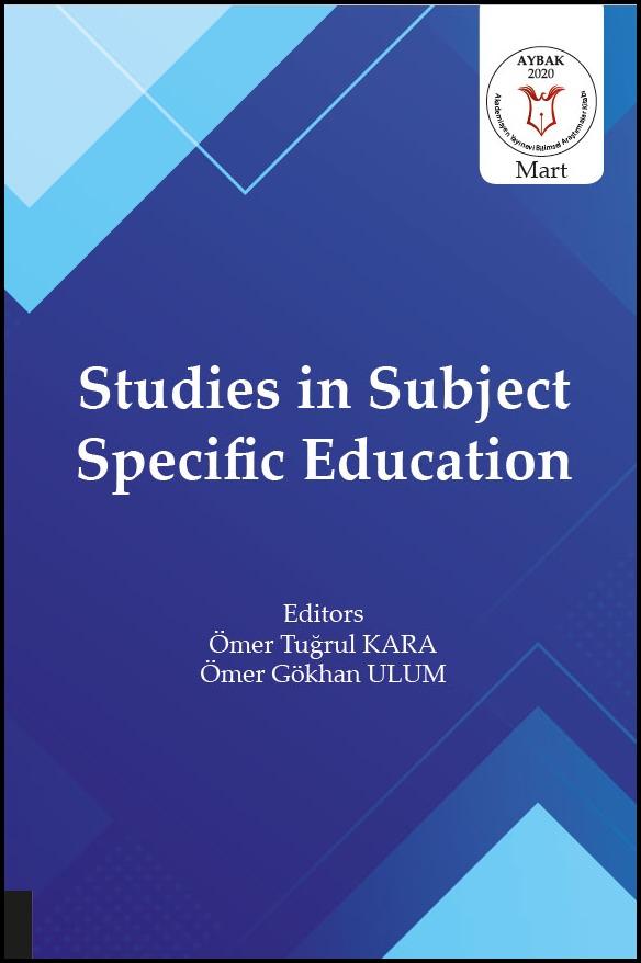 Studies in Subject Specific Education ( AYBAK 2020 Mart )