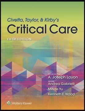 Civetta, Taylor, & Kirby`s Critical Care Medicine