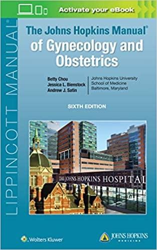 The John Hopkins Manual of Gynecology and Obstetrics,7th Edition