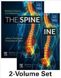 Rothman-Simeone and Herkowitz's The Spine, 2 Vol Set, 8th Edition