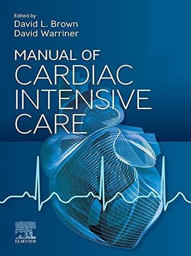 Manual of Cardiac Intensive Care