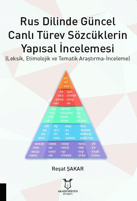 Rus Dilinde Güncel Canlı Türev Sözcüklerin Yapısal İncelemesi (Leksik, Etimolojik ve Tematik Araştırma-İnceleme)