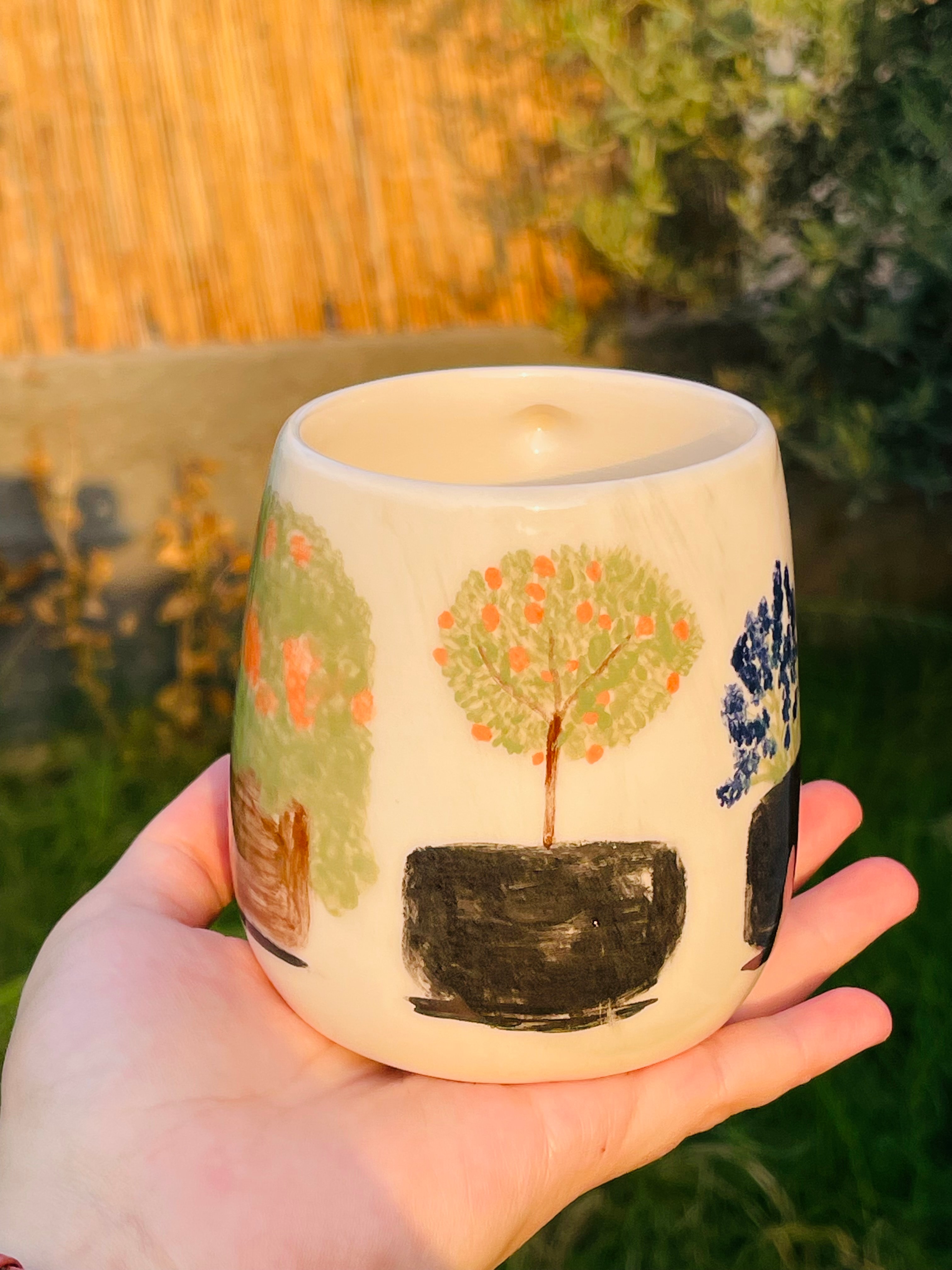 Saksıda Çiçekler Mug
