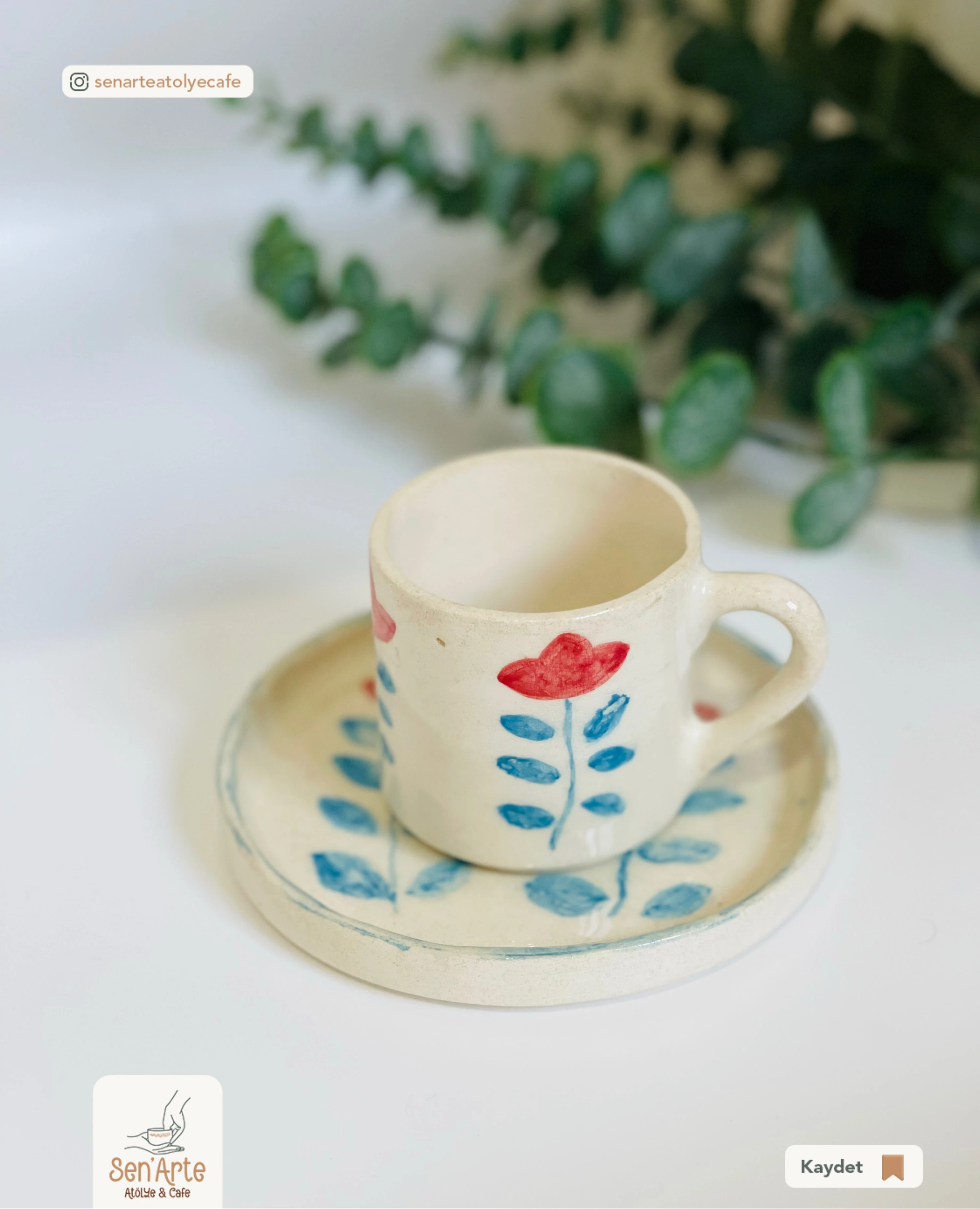 Kırmızı Lale Fincan