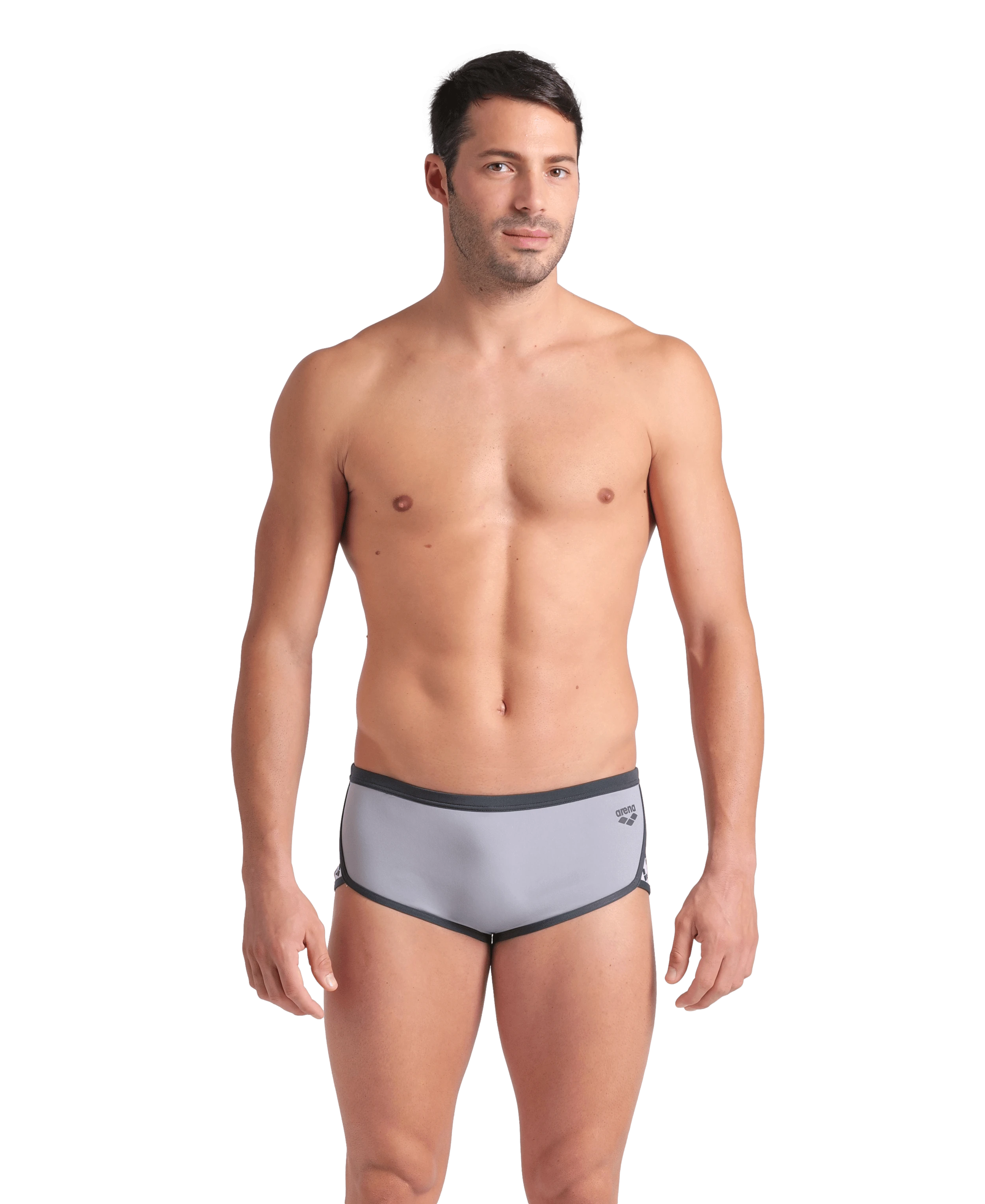 Arena Men's Icon Swim Low Waist Short Solid Erkek Yüzücü Mayo  - Gri