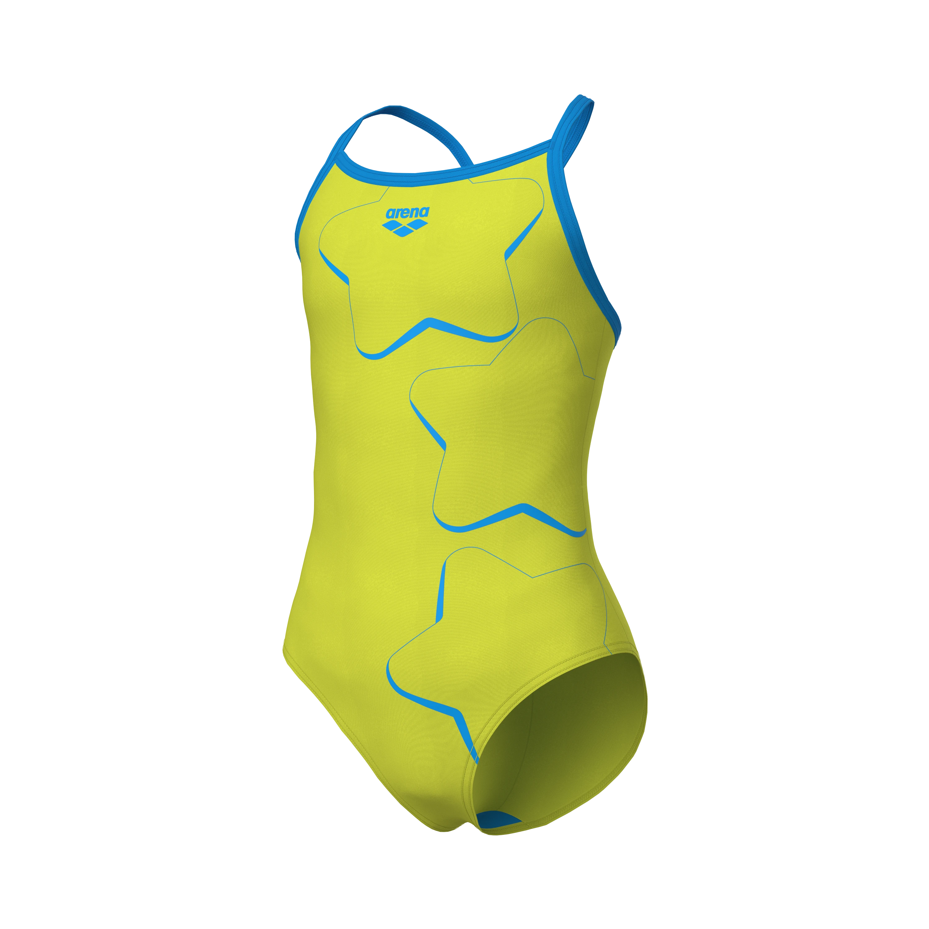 Arena Girl's Star Graphic Swimsuit Lightdrop Back Kız Çocuk Yüzücü Mayo