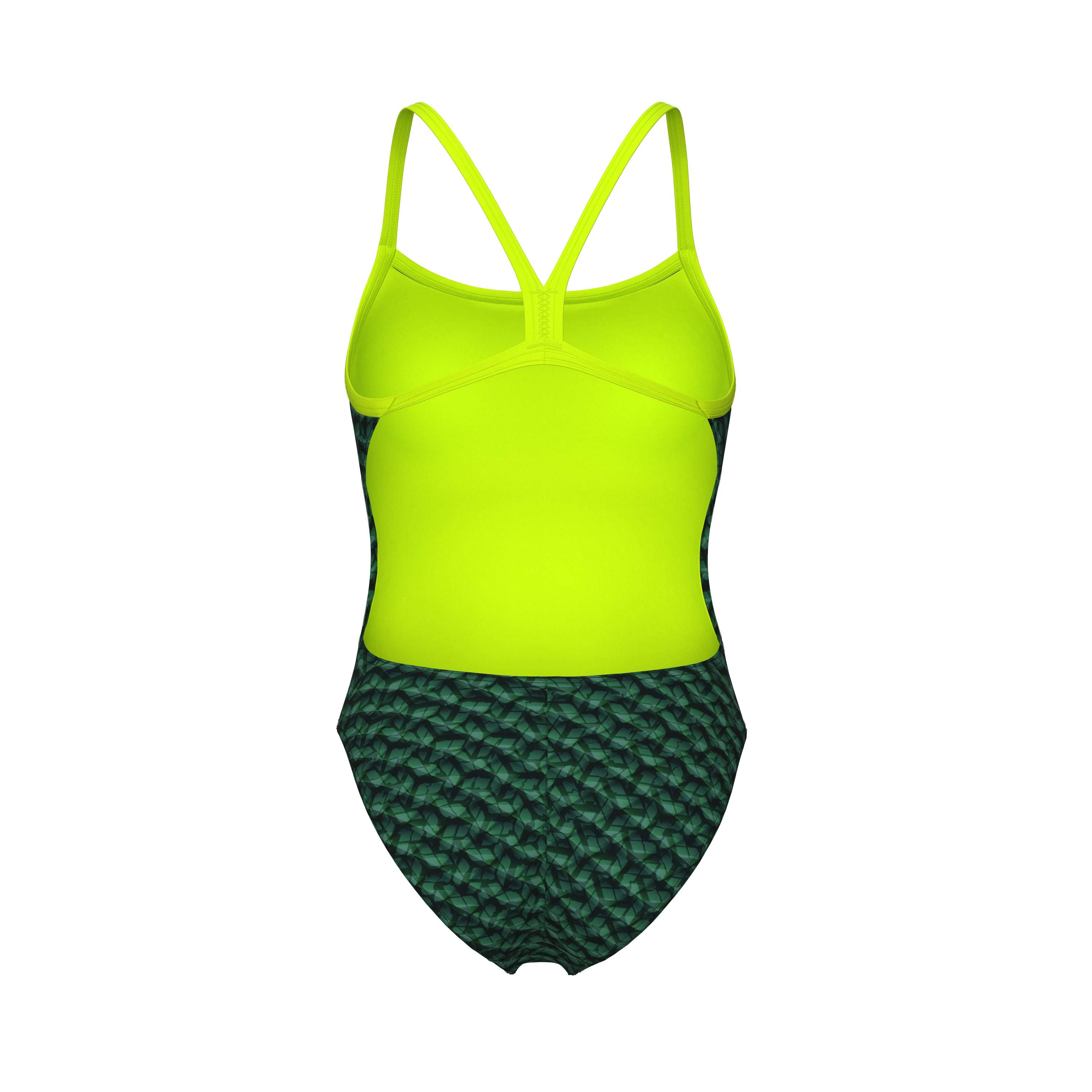 WOMEN'S ARENA MONOGRAM SWIMSUIT CHALLENGE BACK