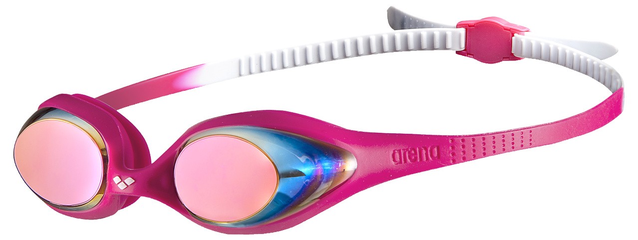 Arena Spider Jr Mirror Çocuk Yüzme Gözlüğü - Pembe / Beyaz