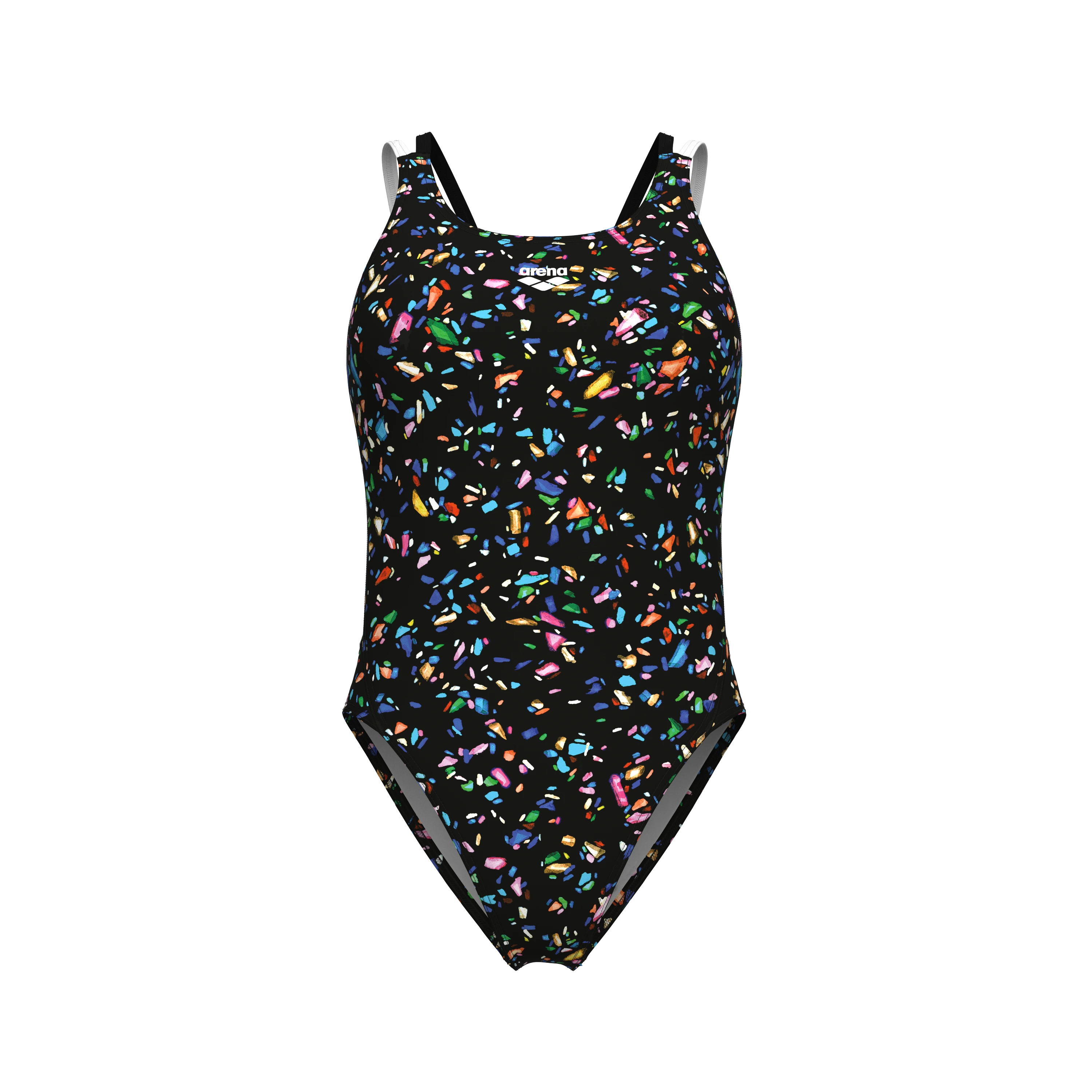 WOMEN'S ARENA CONFETTI SWIMSUIT SWIM TECH MULTI