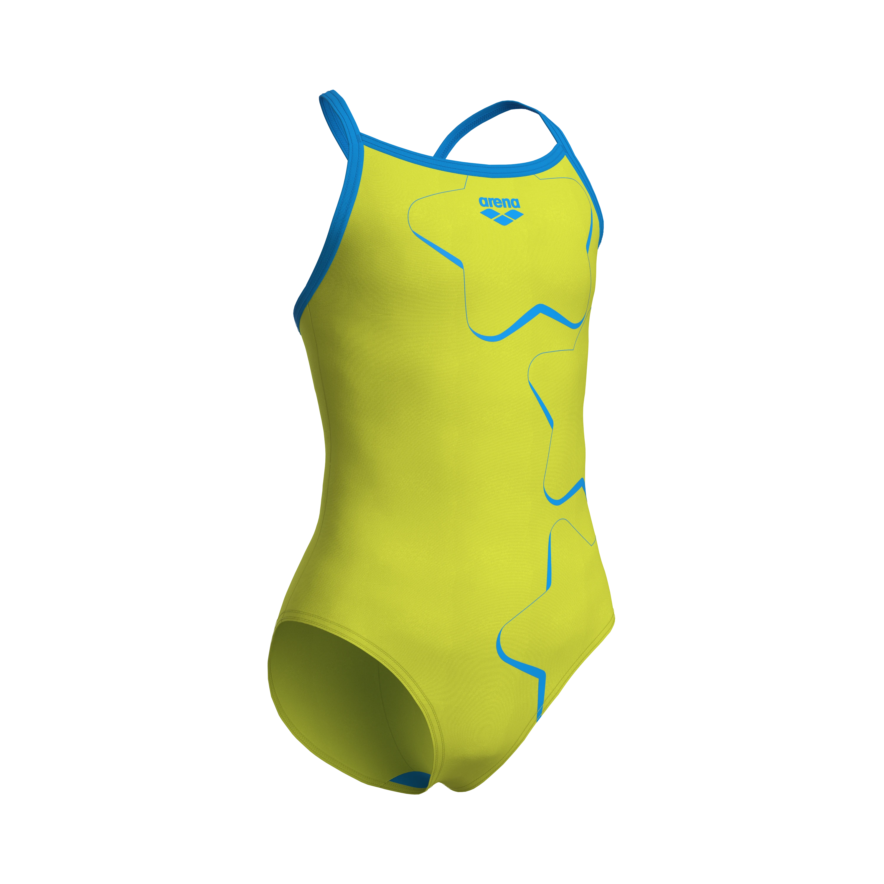 Arena Girl's Star Graphic Swimsuit Lightdrop Back Kız Çocuk Yüzücü Mayo