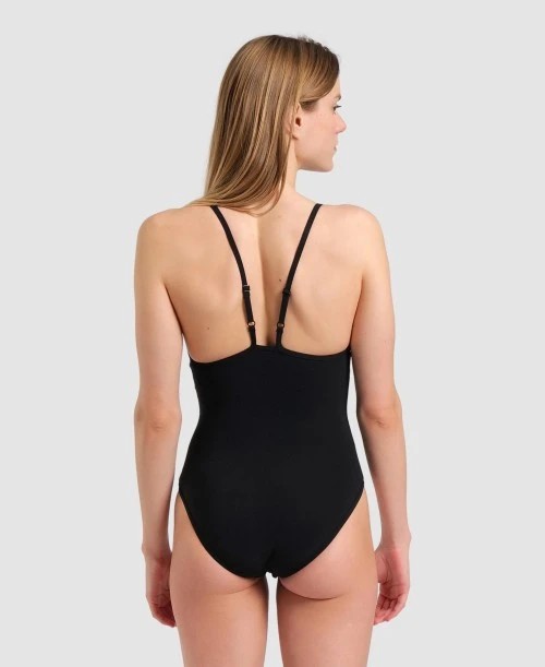 Arena Mesh Panels Swimsuit Kadın Mayo