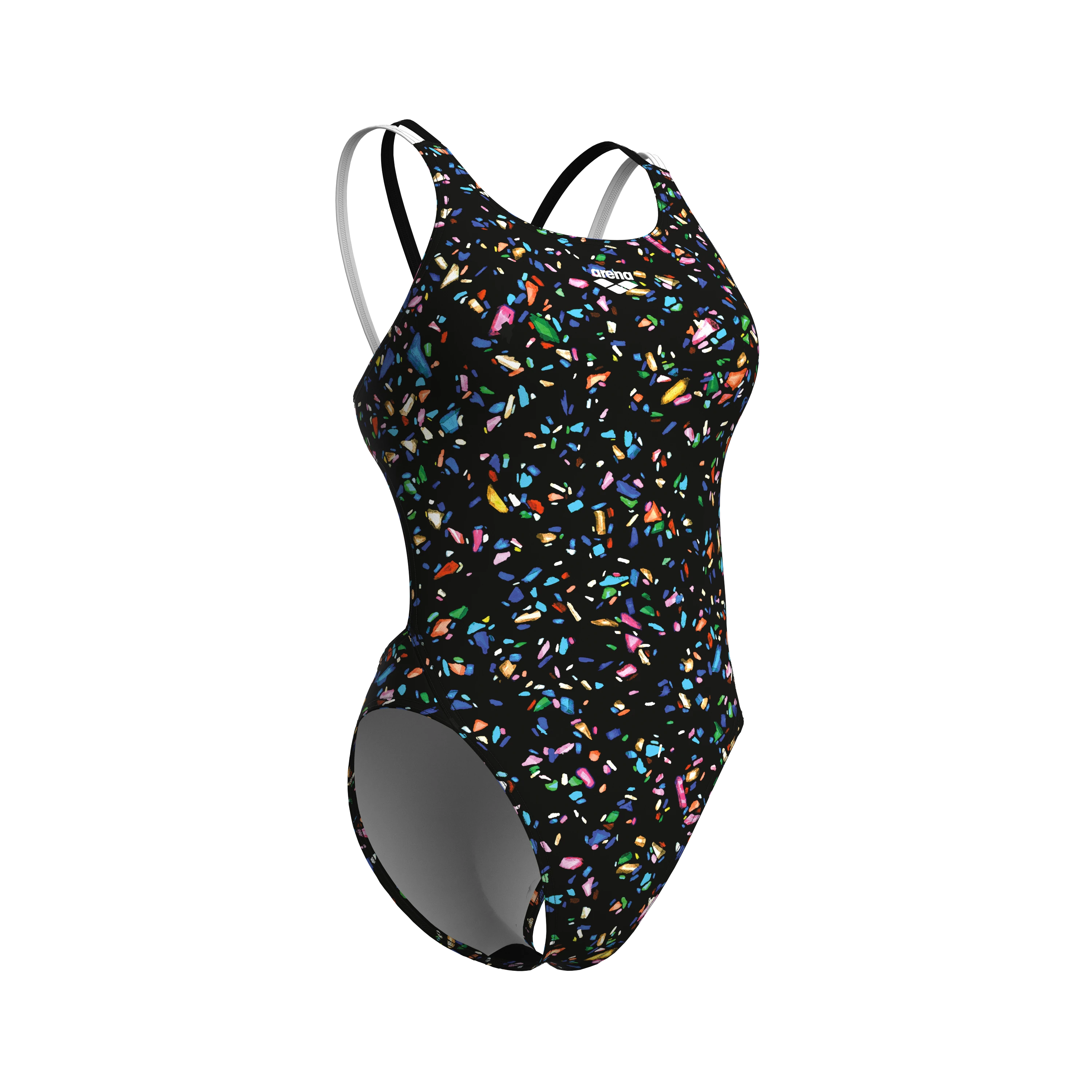 WOMEN'S ARENA CONFETTI SWIMSUIT SWIM TECH MULTI