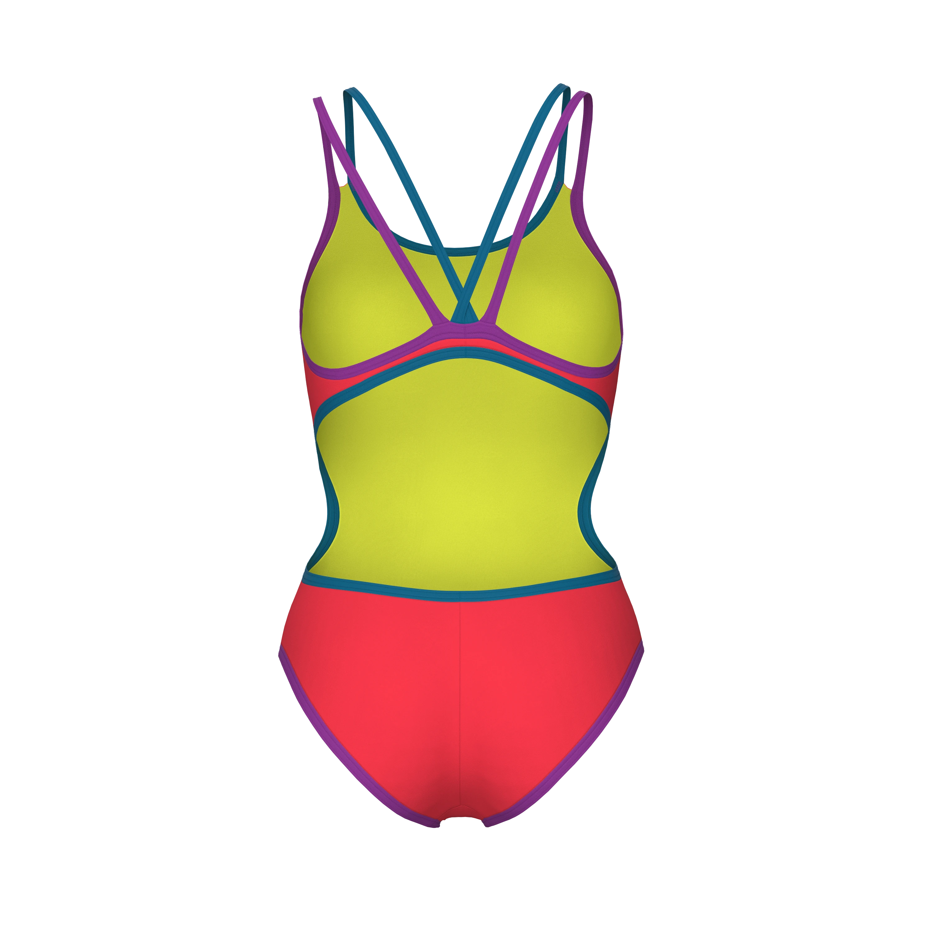 Arena Women One Double Cross Back One Piece Kadın Yüzücü Mayo