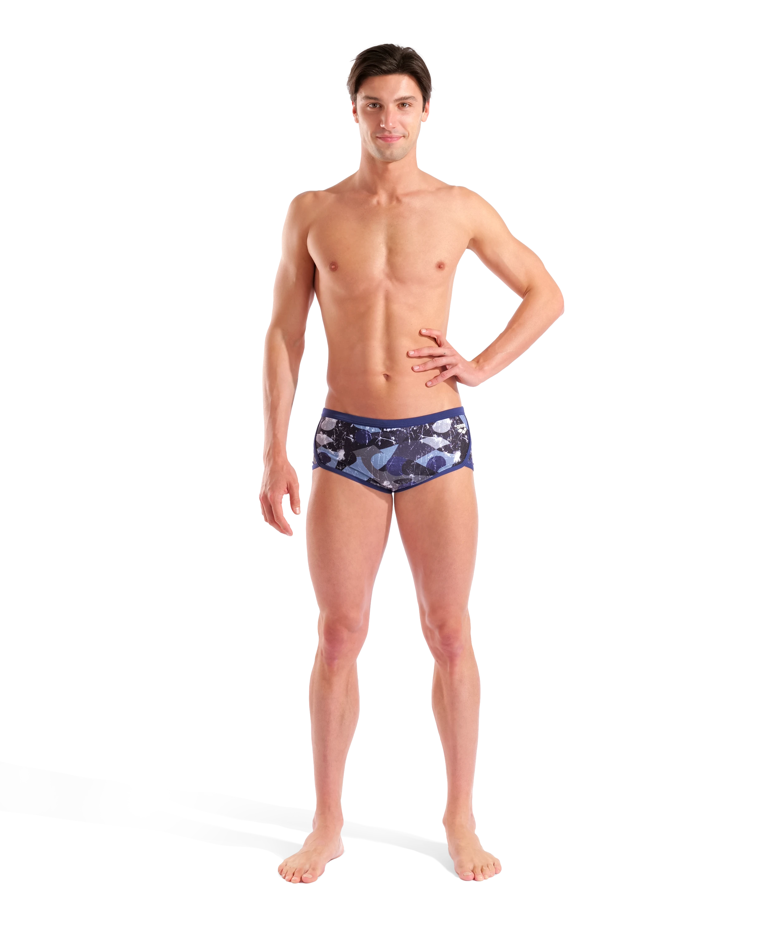 Arena Men's Scratched Swim Low Waist Short Erkek Yüzücü Mayo
