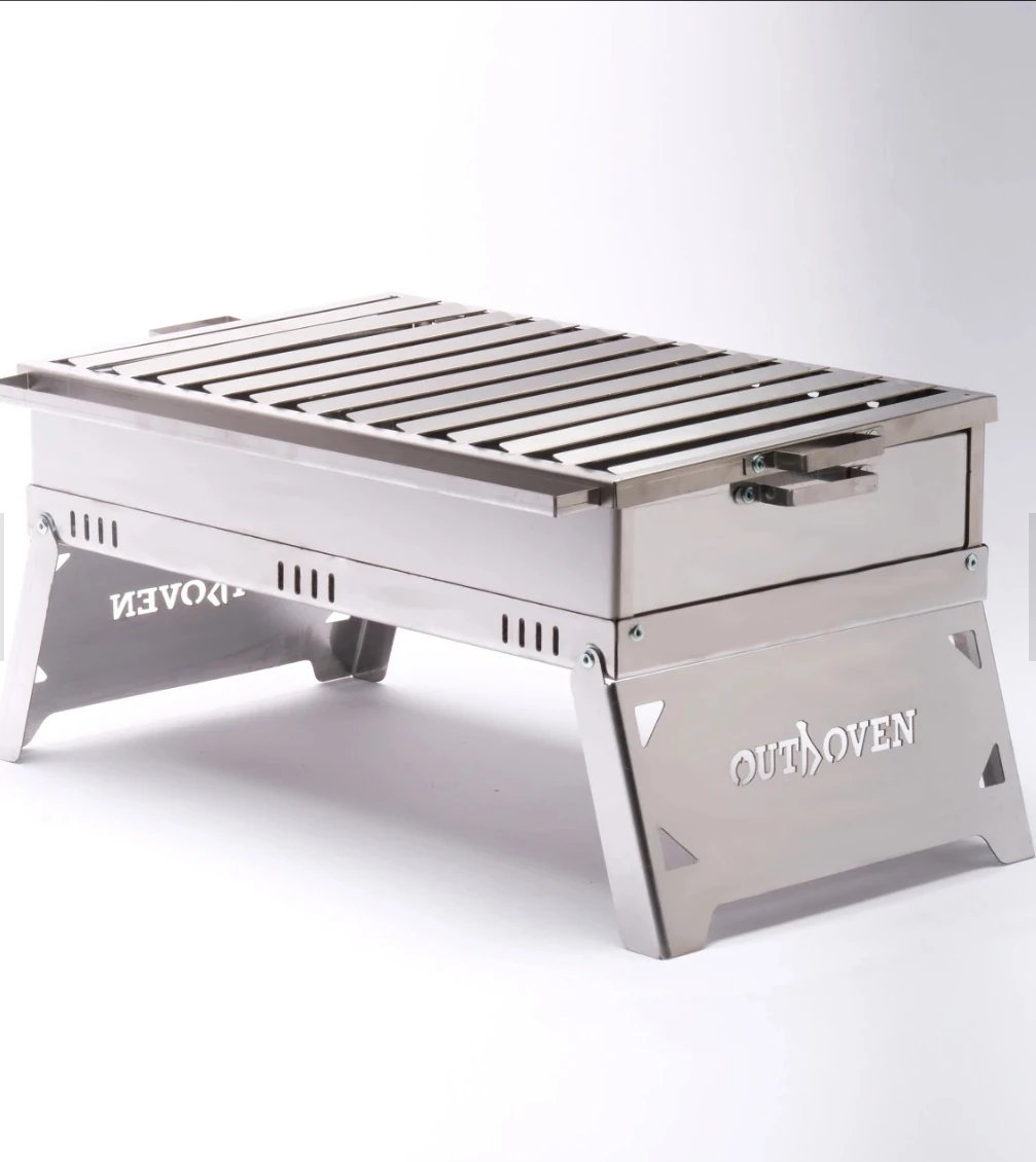 Outdoven M1.1 Alev Yapmayan Katlanabilir Inox Mangal