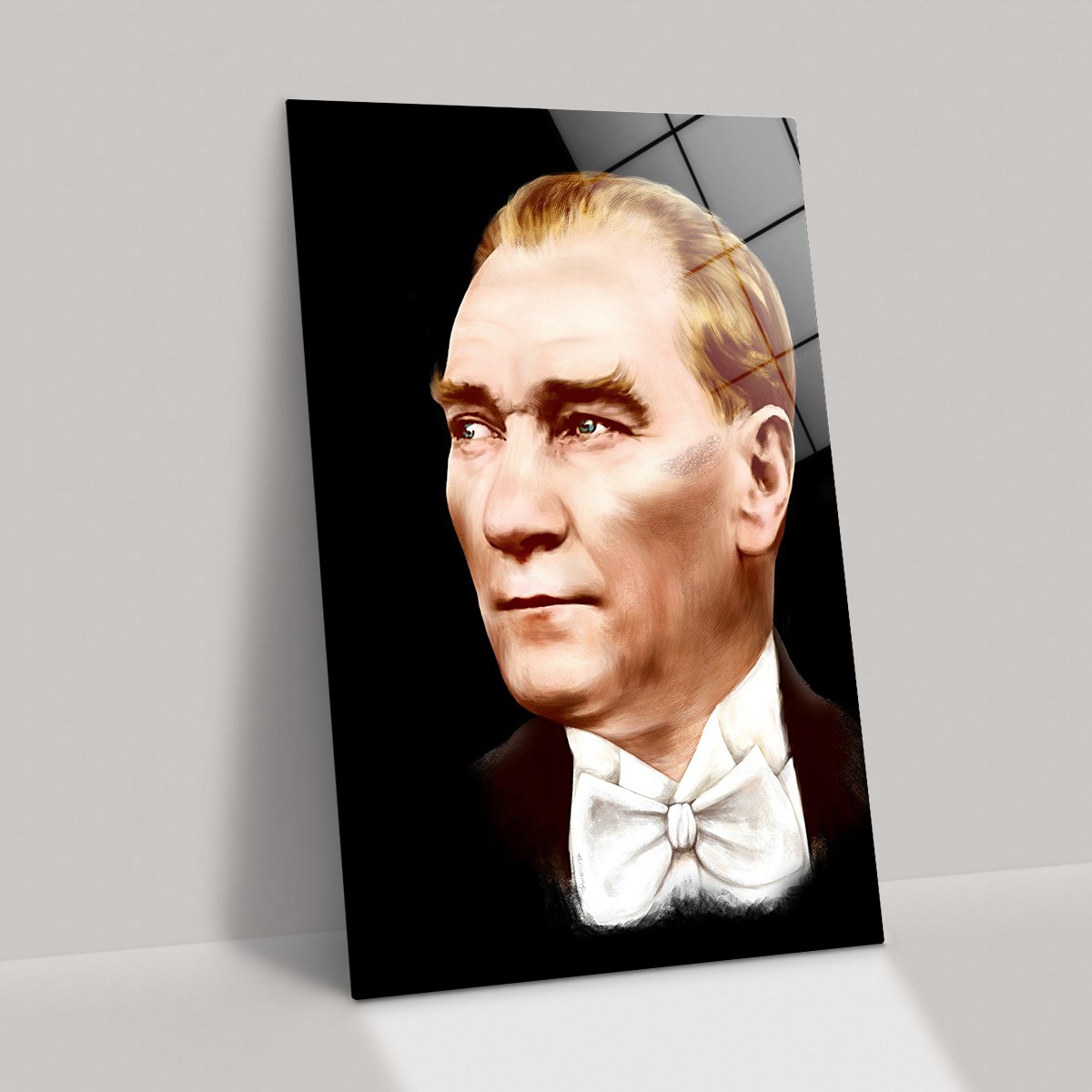 Atatürk Portre Cam Tablo