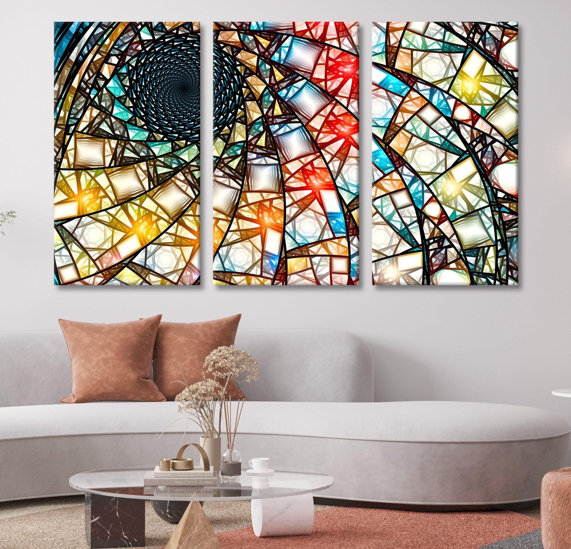 Abstract art large canvas wall art| Modern Abstract Art, Mothers Day Gift Wall Art, colorful canvas art, Modern Abstract Art, Large wall art