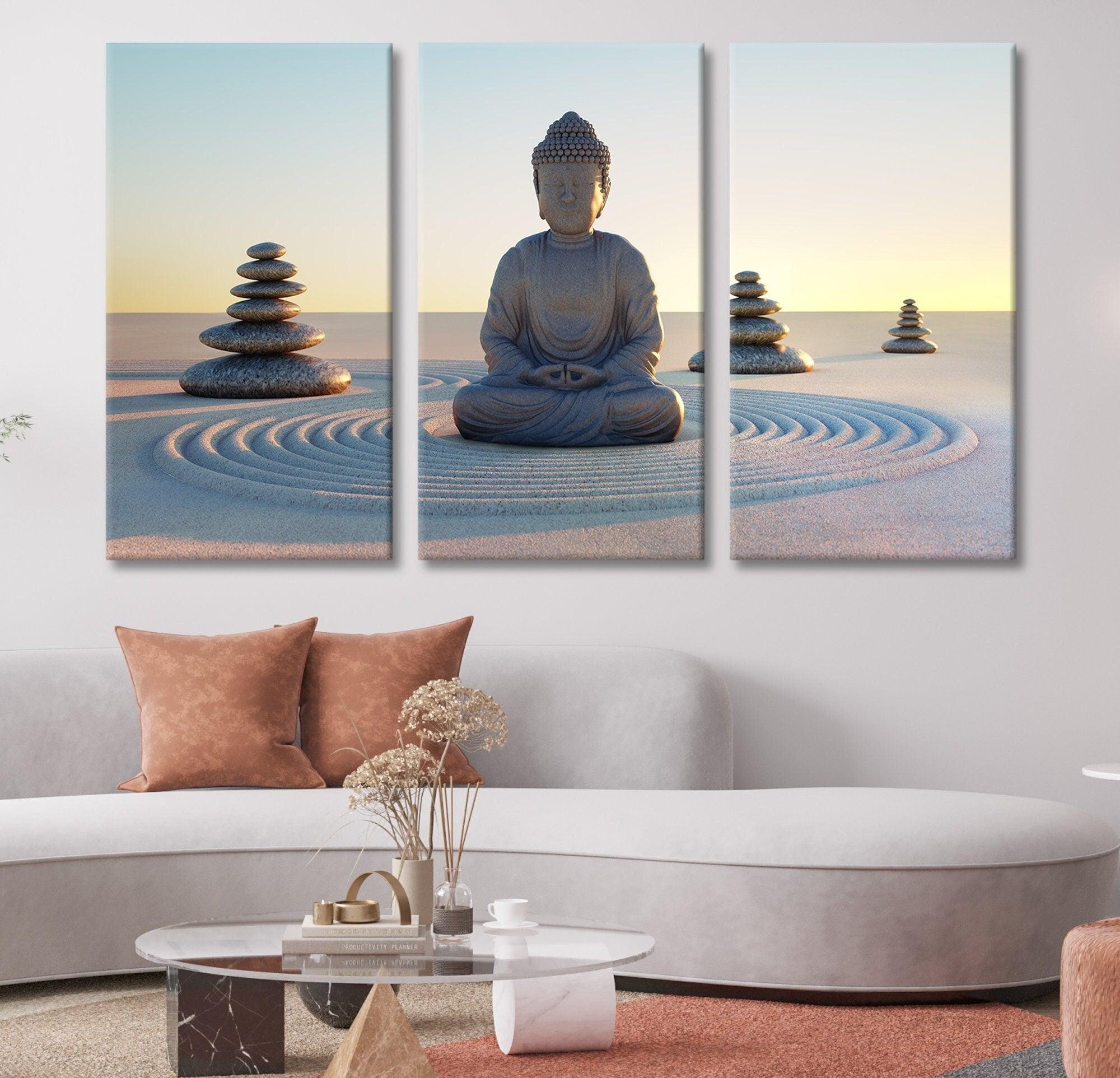 Buddha Wall Art | Buddha Canvas Art, Buddhism Canvas, Buddha Statue, Buddha Painting, Buddha Art, Buddhism Canvas wall art, Zen Wall Art