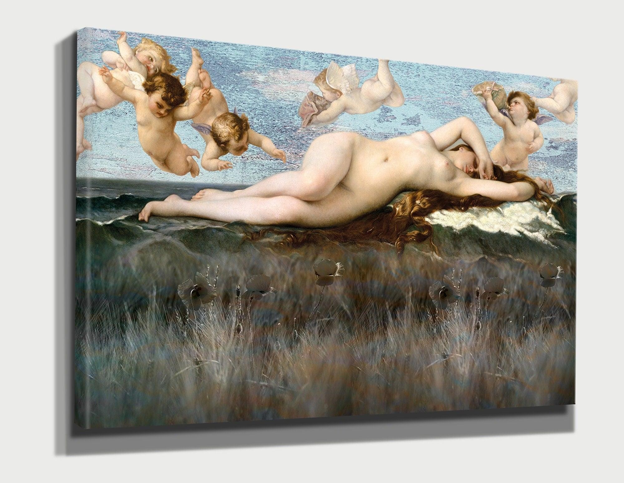 nude Woman Wall Art on canvas | Wall Hanging, Canvas Wall Set, extra Large Wall Art, nude art, nude poster, custom glass printing wall art