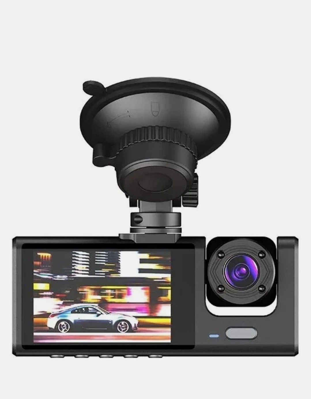 WiFi Destekli Full HD 1080P 3’lü Araç Kamerası (Ön + İç + Arka Kamera) – Black Box Traffic Recorder
