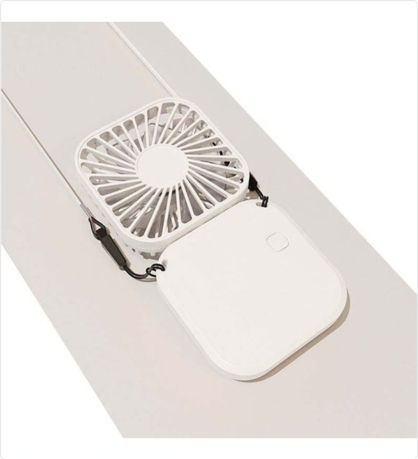 🌀 Boyuna Asılabilir Taşınabilir Şarjlı Mini Fan