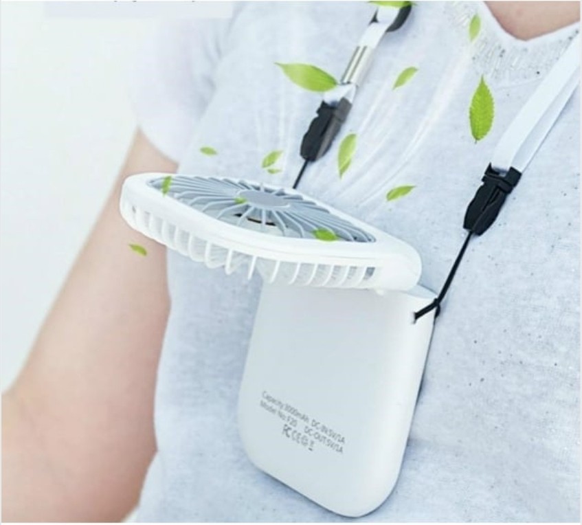 🌀 Boyuna Asılabilir Taşınabilir Şarjlı Mini Fan