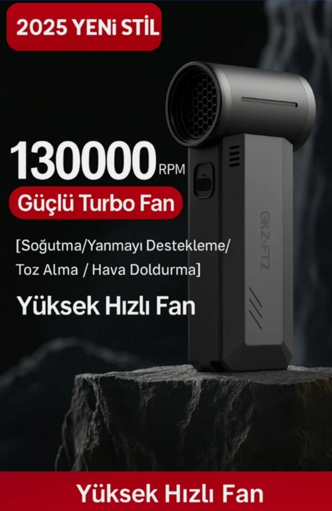 El Tipi Hava Üfleyici – Vakumlu Mini Süpürge