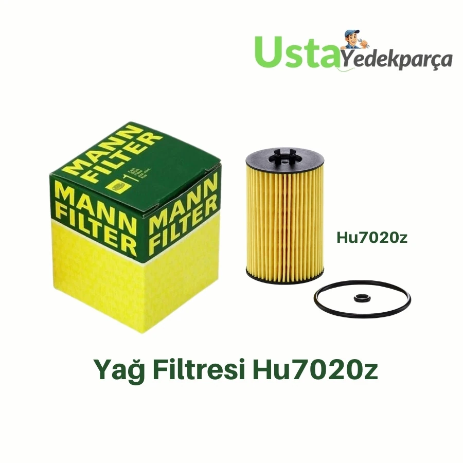 Seat Leon 1.6 Tdi 2013-2019 Mann Filtre (Yağ Filtresi) Hu7020z