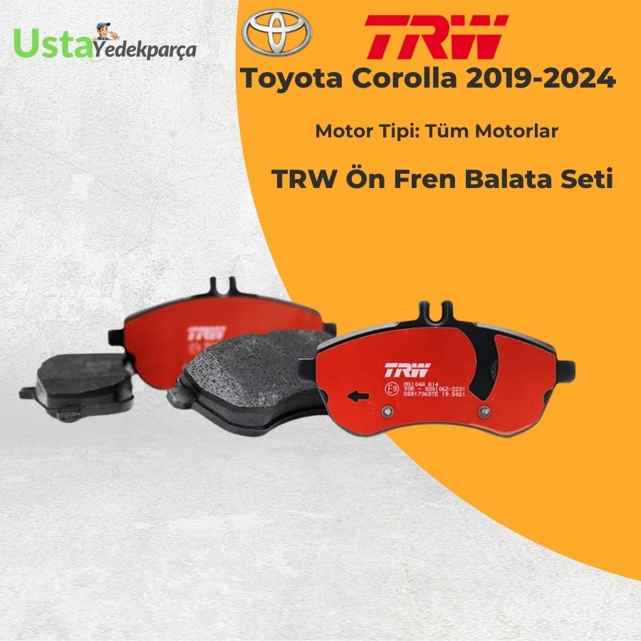 Toyota Corolla Trw Ön Fren Balata Seti 2019-2024