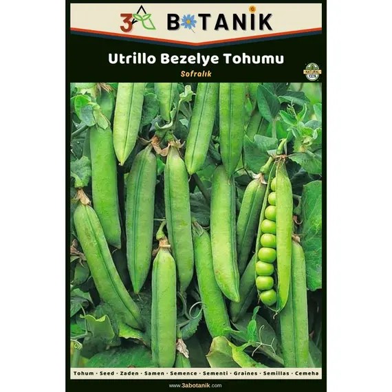 Utrillo Bezelye Tohumu- Yerli ve Sürdürülebilir Tohum- 10 Gram Bezelye Tohumu