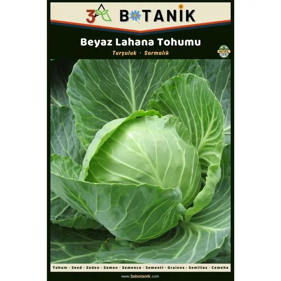 Beyaz Lahana Tohumu- Yerli ve Sürdürülebilir Tohum- 5 Gram Lahana Tohumu