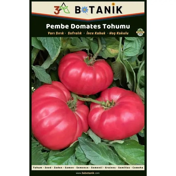 Pembe Domates Tohumu- Yerli ve Sürdürülebilir Tohum- 1 Gram Domates Tohumu