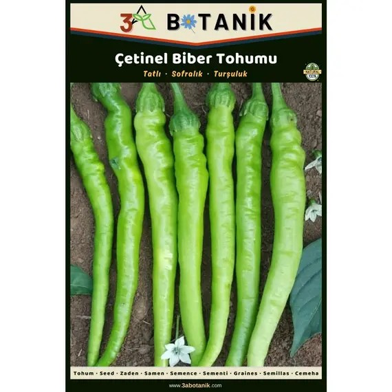 Çetinel Biber Tohumu- Yerli ve Sürdürülebilir Tohum- 5 Gram Biber Tohumu