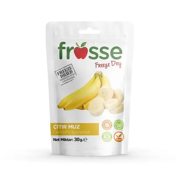 Muz - Dondurarak Kurutulmuş - Freeze Dried