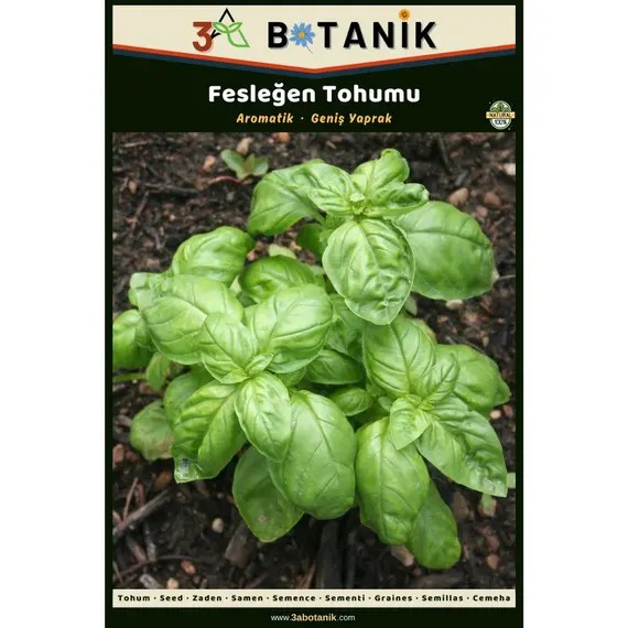 Fesleğen Tohumu- Yerli ve Sürdürülebilir Tohum- 2 Gram Fesleğen Tohumu