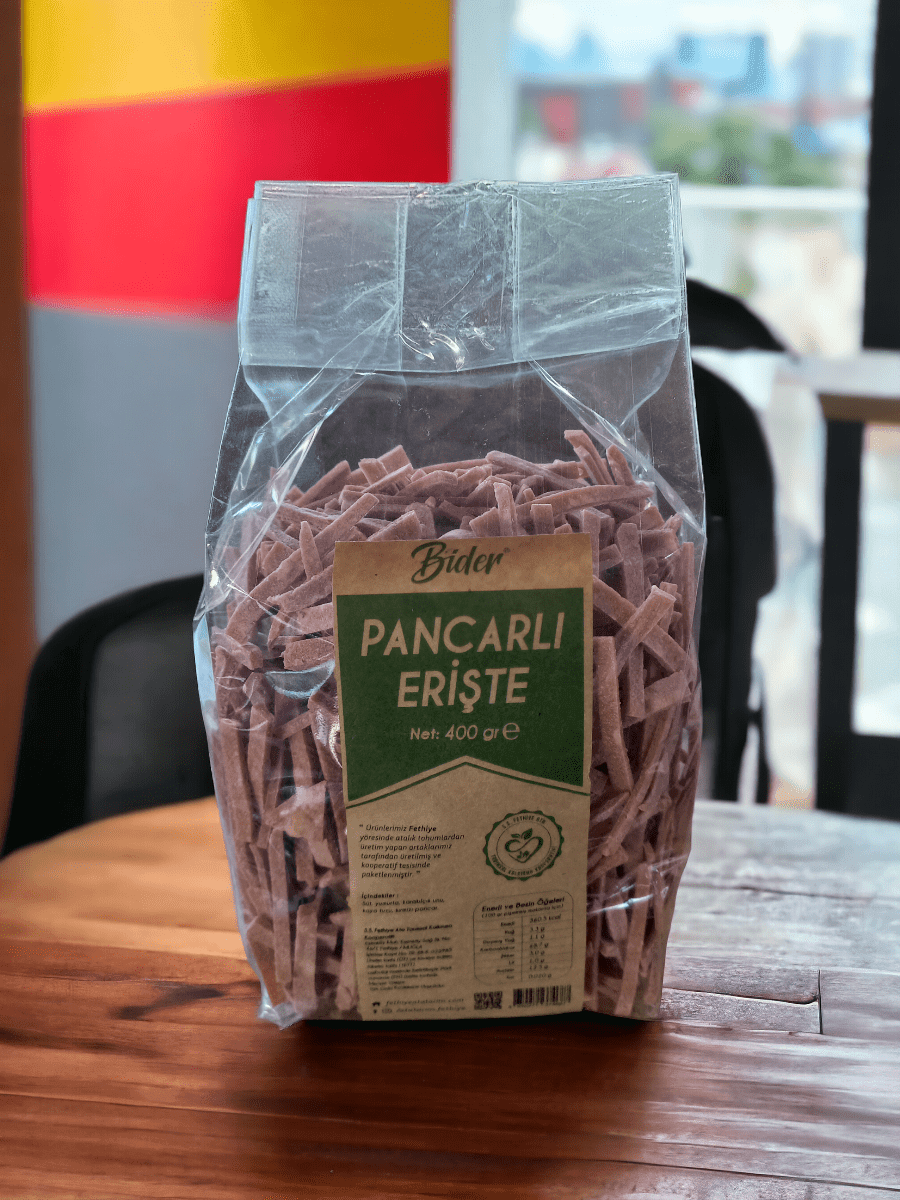 Pancarlı Erişte (Kara Kılçık Unundan) - 400 GR