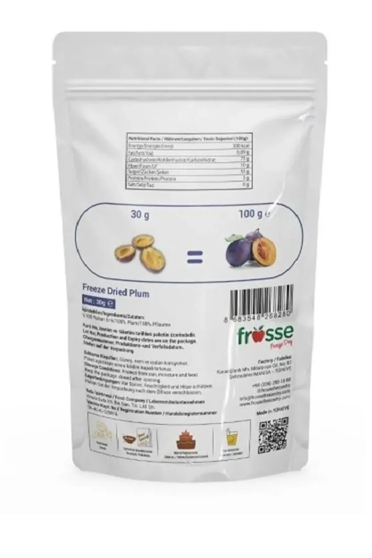 Erik - Dondurarak Kurutulmuş - Freeze Dried