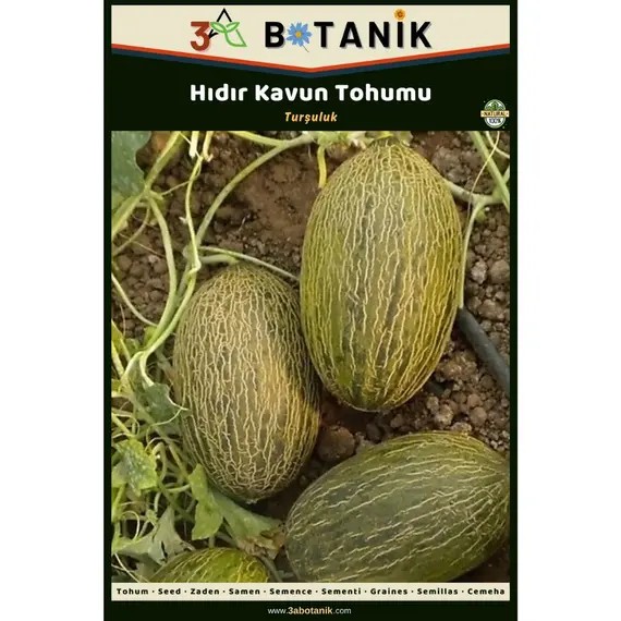 Hıdır Kavun Tohumu- Yerli ve Sürdürülebilir Tohum- 5 Gram Kavun Tohumu