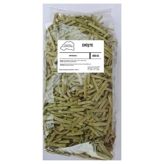 Ispanaklı Erişte 400 Gr.