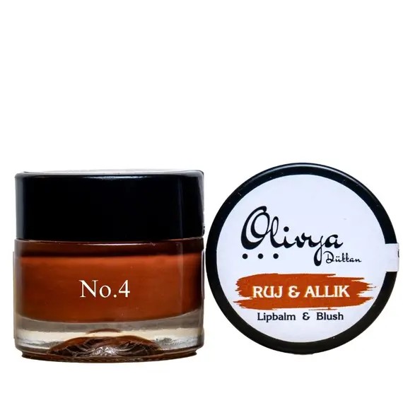 Doğal Ruj & Allık - Kahverengi No.4