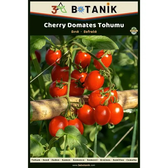 Cherry Domates Tohumu- Yerli ve Sürdürülebilir Tohum- 1 Gram Domates Tohumu