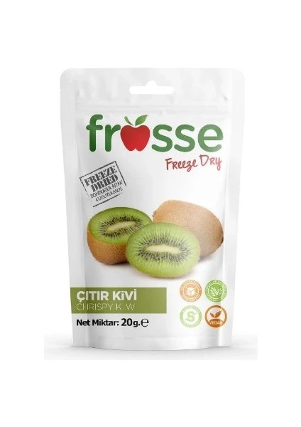 Kivi - Dondurarak Kurutulmuş - Freeze Dried