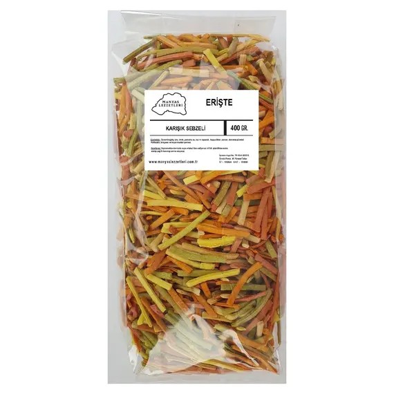 Karışık Sebzeli Erişte 400 Gr.