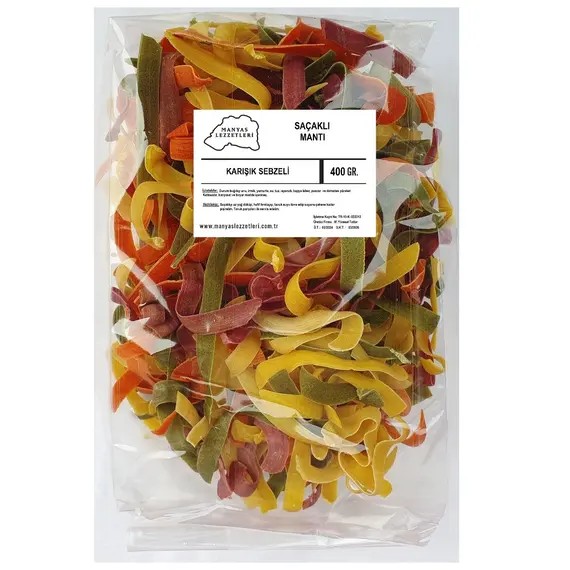 Karışık Sebzeli Saçaklı Mantı 400 Gr.