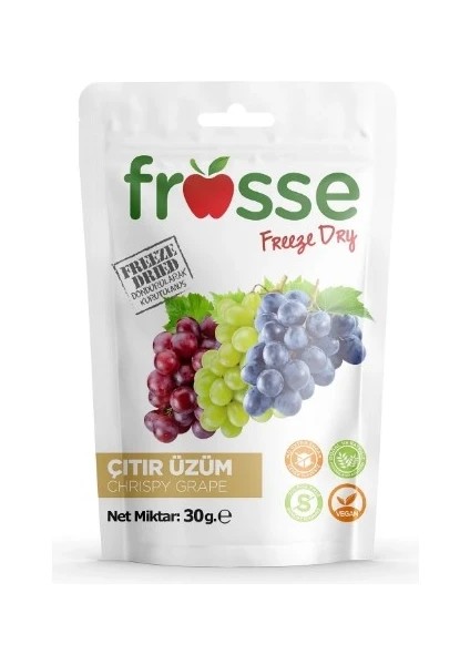 Üzüm - Dondurarak Kurutulmuş - Freeze Dried