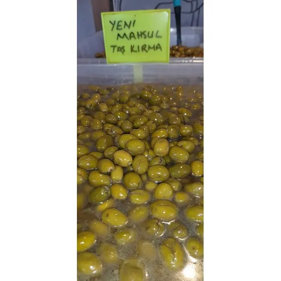 Yeşil Kırma Zeytin 1 KG